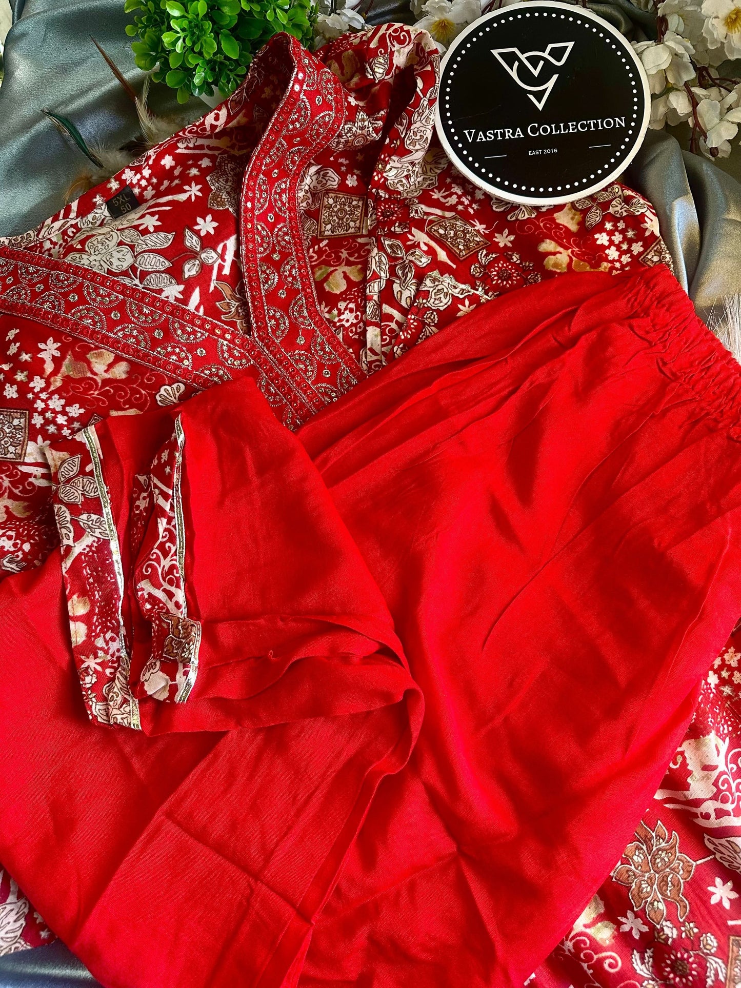 Heavy Kurta Pant Dupatta S to 10xl available ~Heavy muslin soft cotton - VASTRA COLLECTION