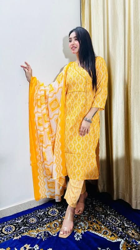 Readymade Kurta Pant Dupatta - DESIGN 107 - VASTRA COLLECTION