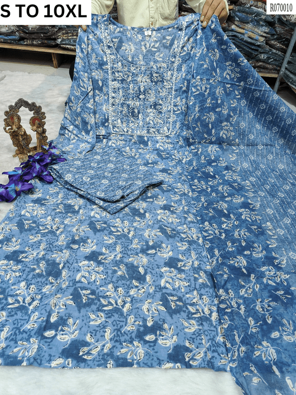 VASTRA COLLECTION readymade kurta with matching pants and dupatta, design 143, featuring traditional embroidery and elegant fabric.