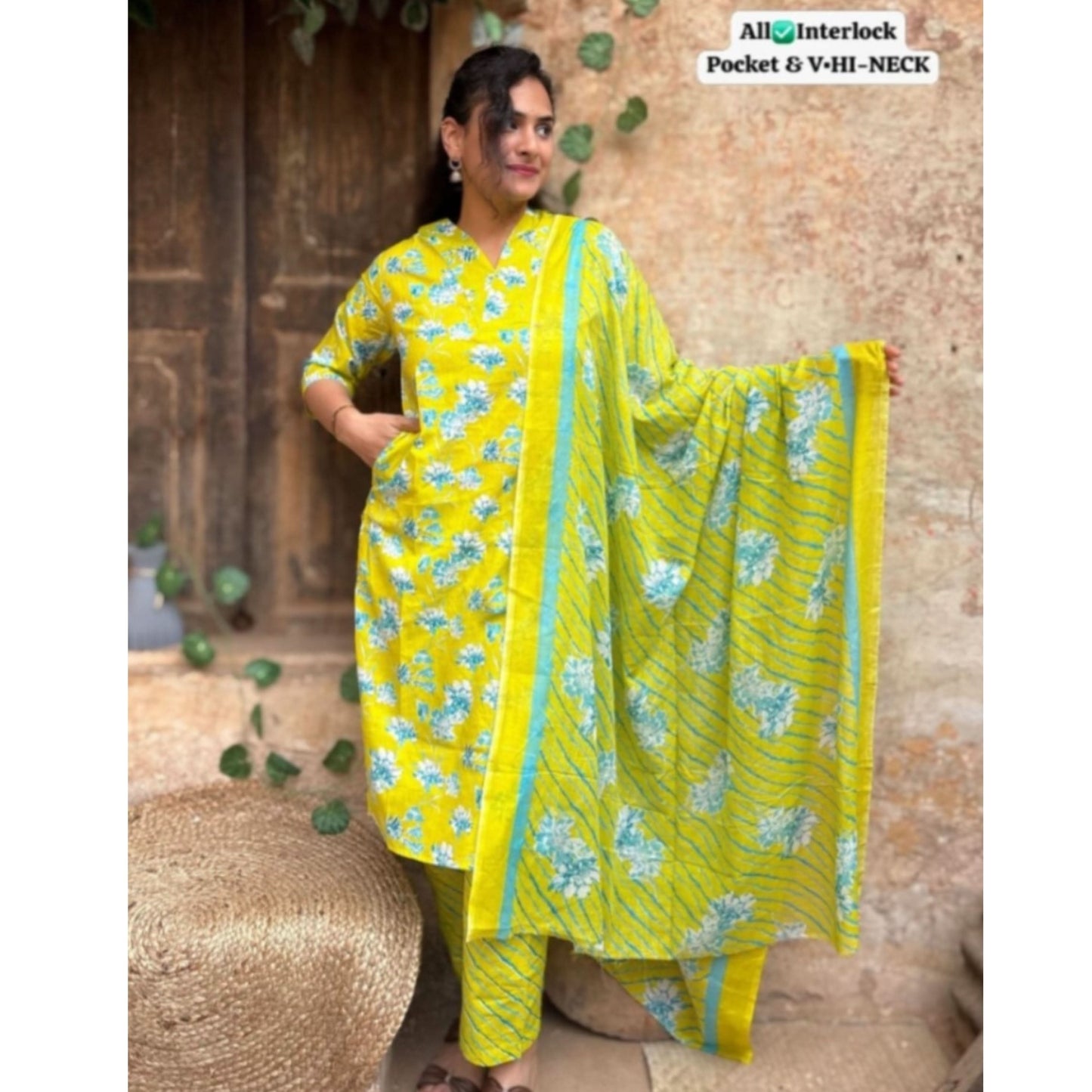 Readymade Kurta Pant Dupatta - DESIGN 181 - VASTRA COLLECTIONVASTRA COLLECTION