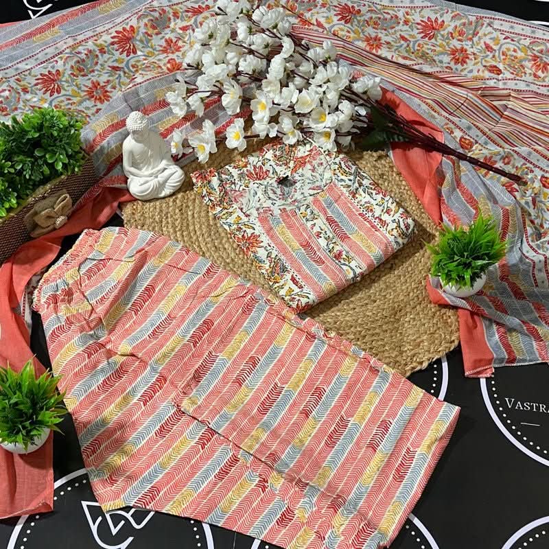 Readymade Kurta Pant Dupatta - DESIGN 38 - VASTRA COLLECTION