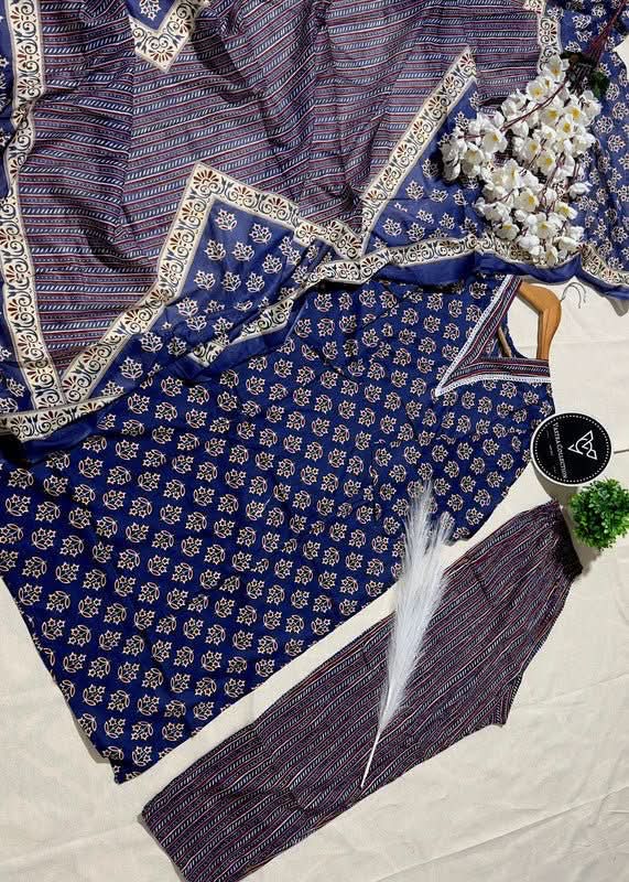 Readymade kurta with matching pant and dupatta, VASTRA COLLECTION Design 67, featuring traditional embroidery and vibrant fabric.