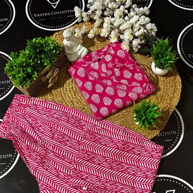 VASTRA COLLECTION ready-made kurta pant in size S to 6XL, design 77, featuring traditional style and comfortable fit.