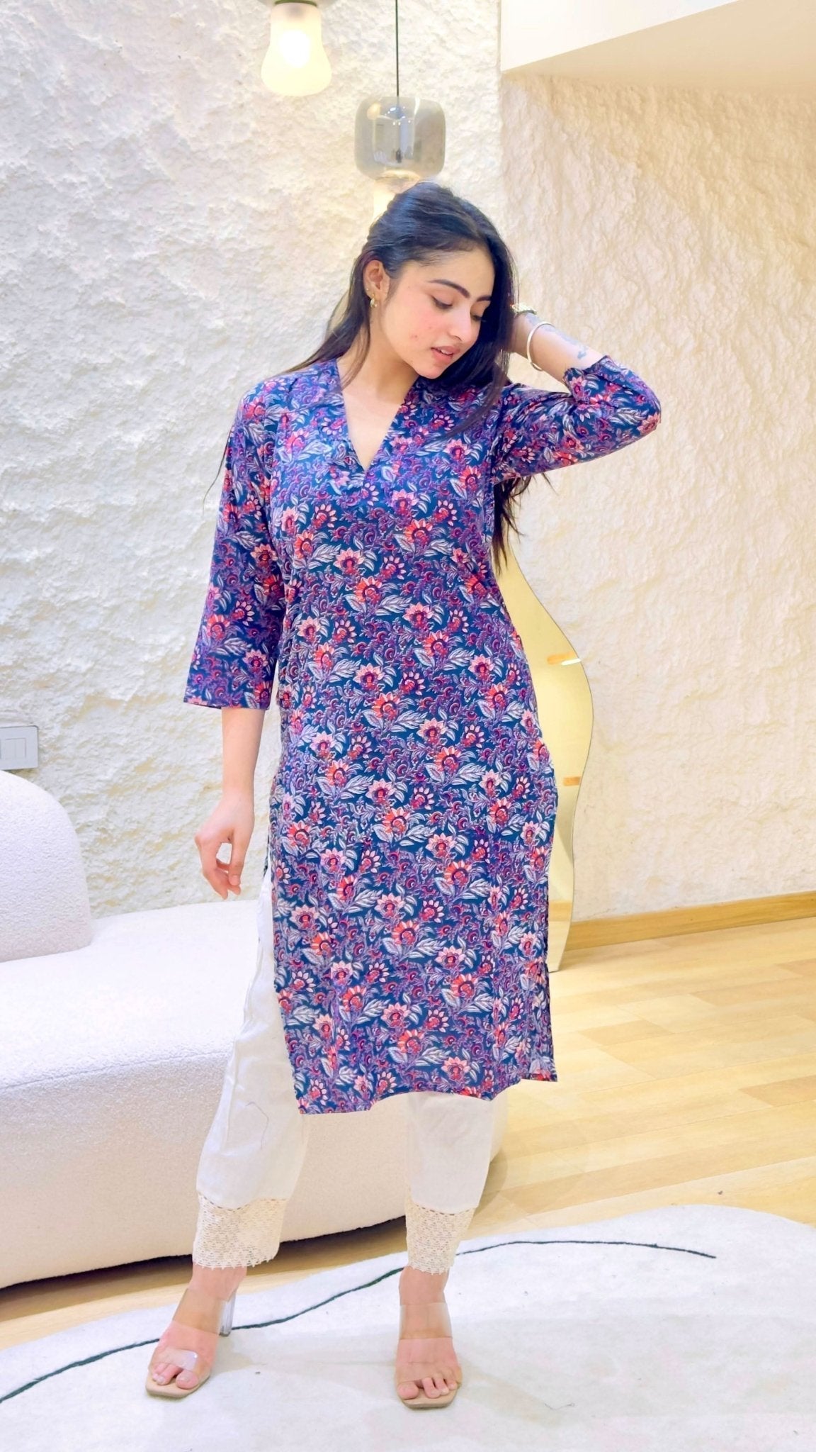 VASTRA COLLECTION ready-made men's kurta in size S to 4XL, featuring intricate design and traditional style.