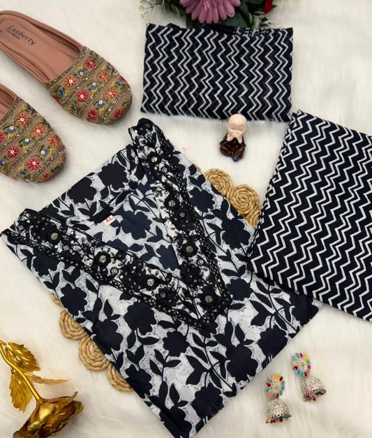 Readymade Kurta Pant Dupatta - DESIGN 261 - VASTRA COLLECTIONVASTRA COLLECTION