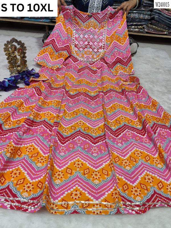 Readymade long gown full flair S TO 10XL-DESIGN 28